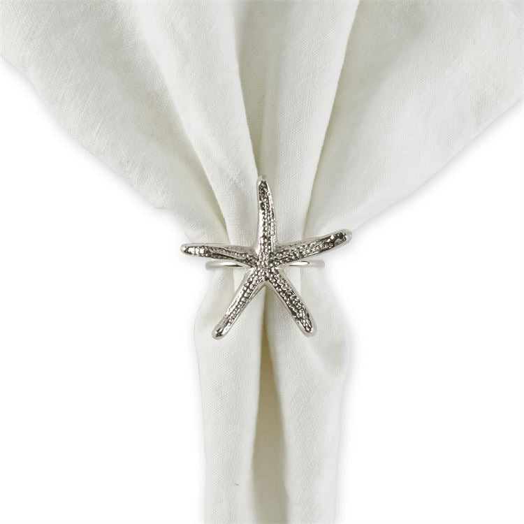 Silver Starfish Napkin Ring