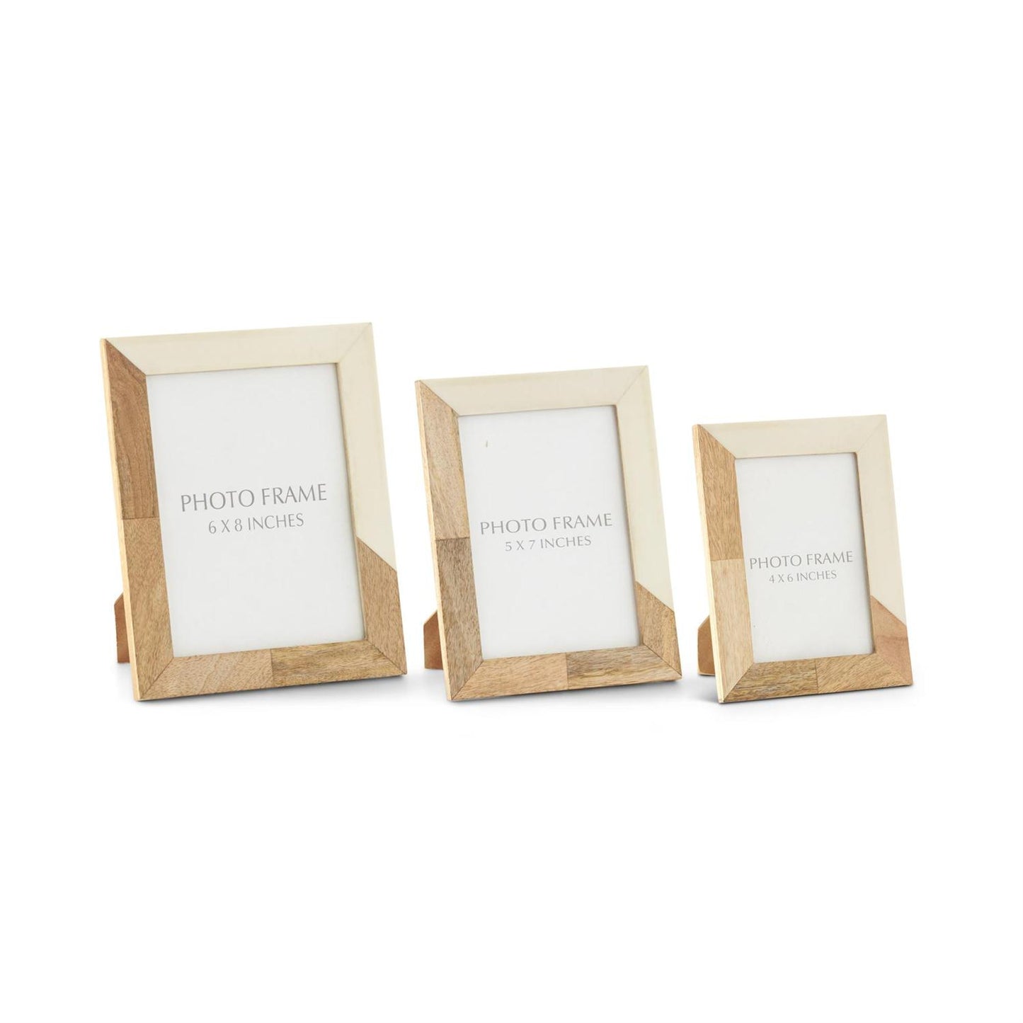 Wood & Cream Picture Frame