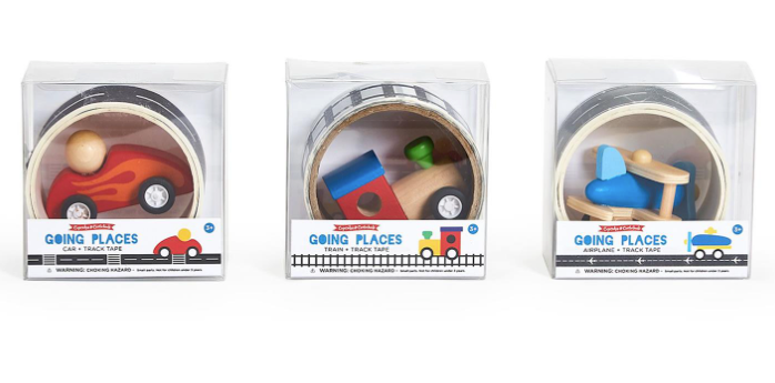 Pull and Go Wooden Toy with Track