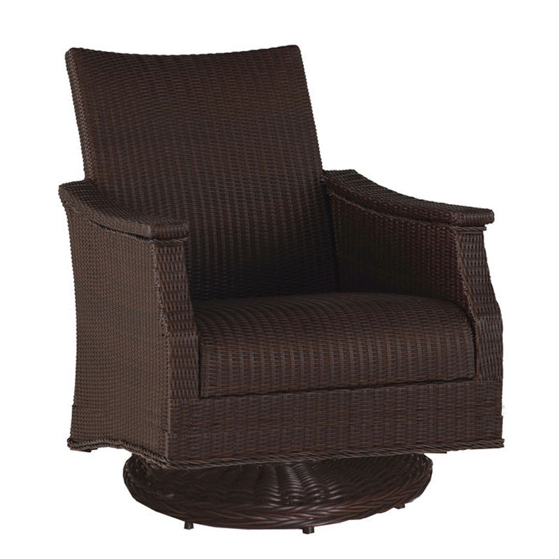 Bentley Woven Swivel Rocker Lounge Chair