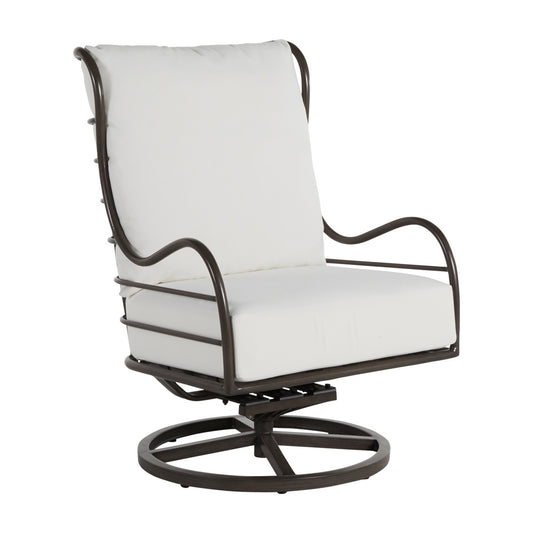 Carmel Aluminum Swivel Rocker Slate Grey