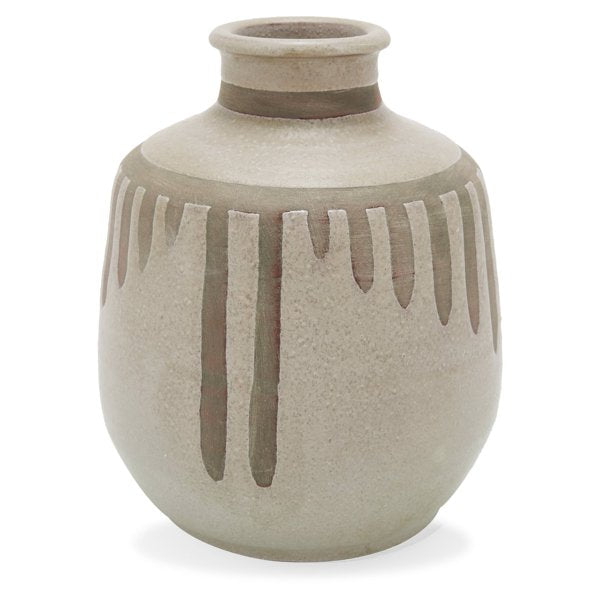 Grey Terra Cotta Vase