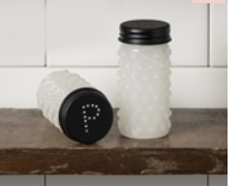 Hobnail Salt and Pepper Shakers
