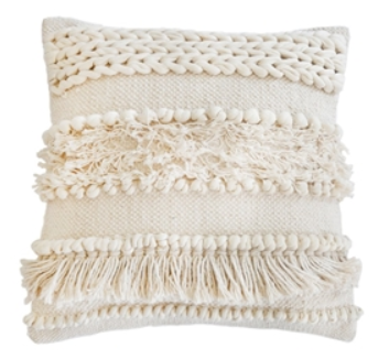 Ivory Handwoven Pillow